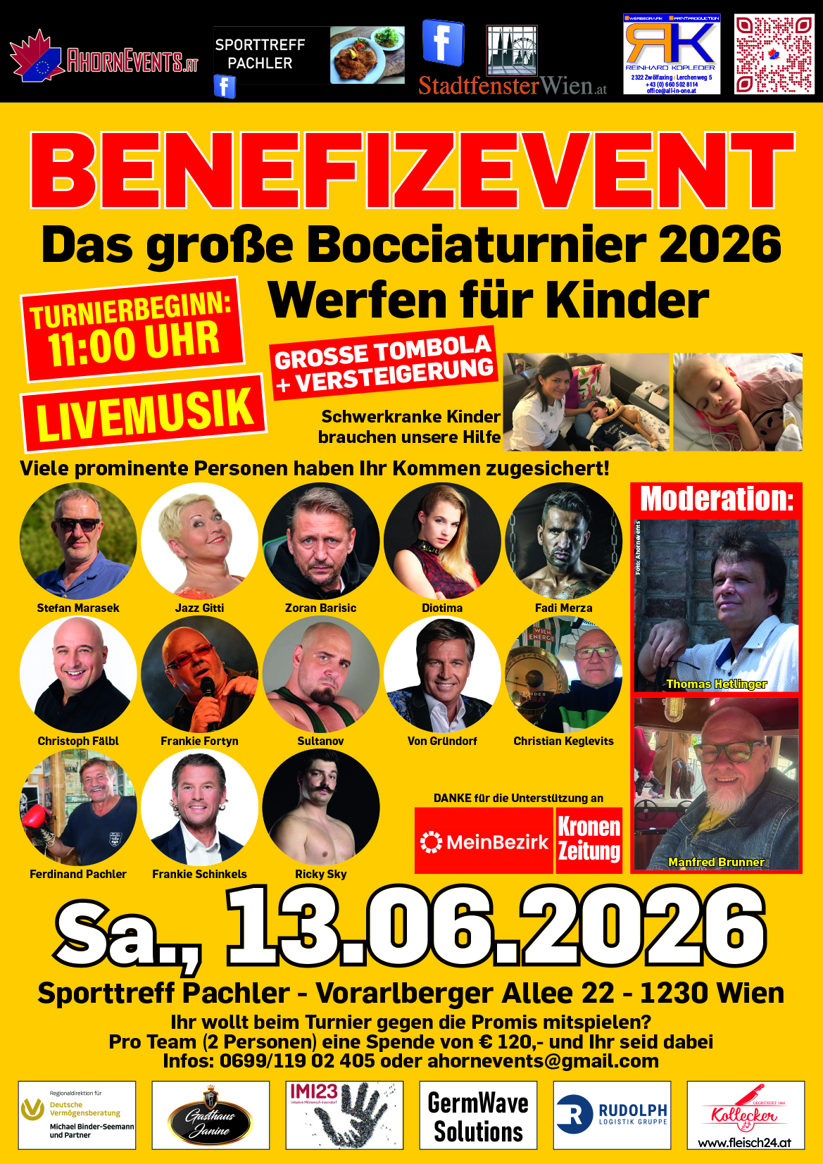 Poster des Boccia Benefizevents 2026